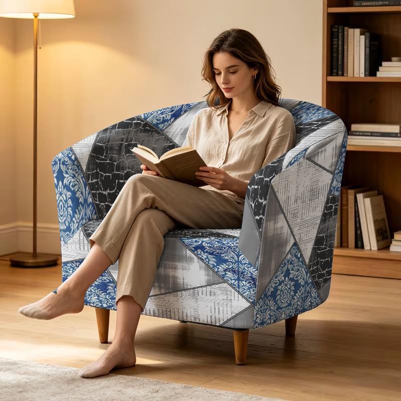 Housse de canapé légère extensible en fibre de lait matelassée pour fauteuil, compatible fauteuil