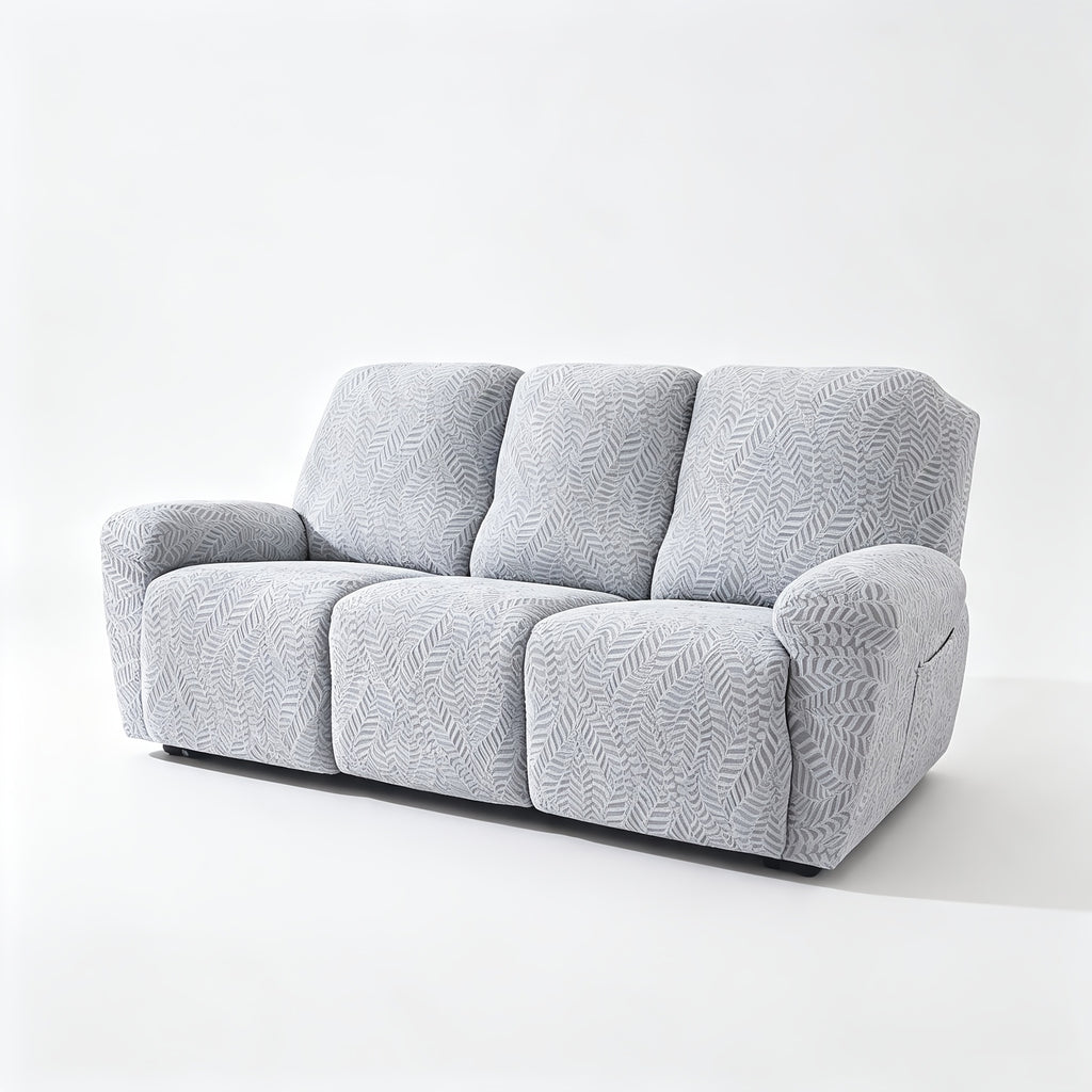 Housse de fauteuil extensible en polaire jacquard anti-griffes, autre coloris
