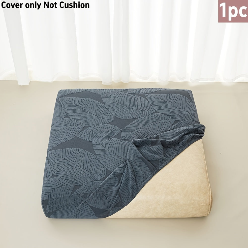 Housse de coussin en jacquard, détail de la finition