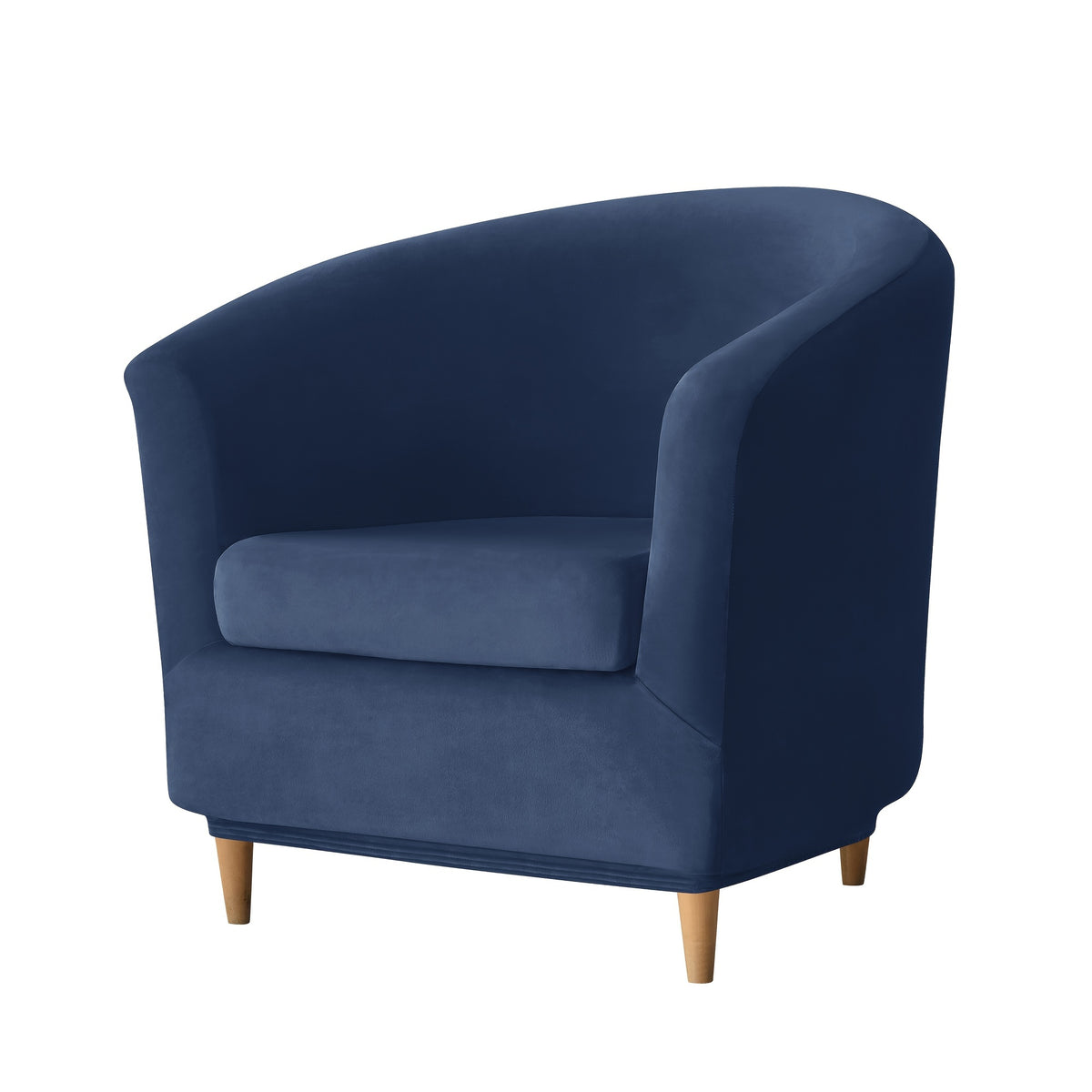 Housse de canapé extensible en polaire en fils teints, visuel produit