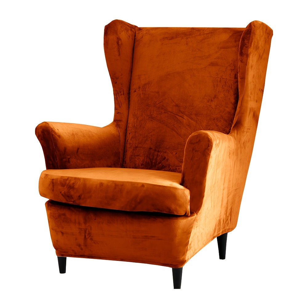 Housse de canapé épaisse extensible en velours pour fauteuil, compatible fauteuil