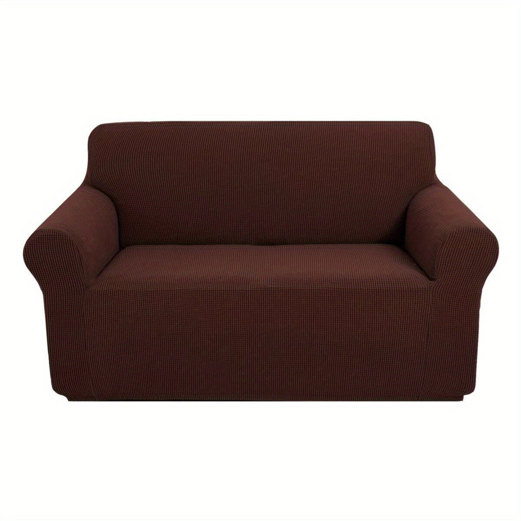 Housse de canapé épaisse extensible en polaire jacquard, compatible fauteuil, canapé deux places, canapé trois places