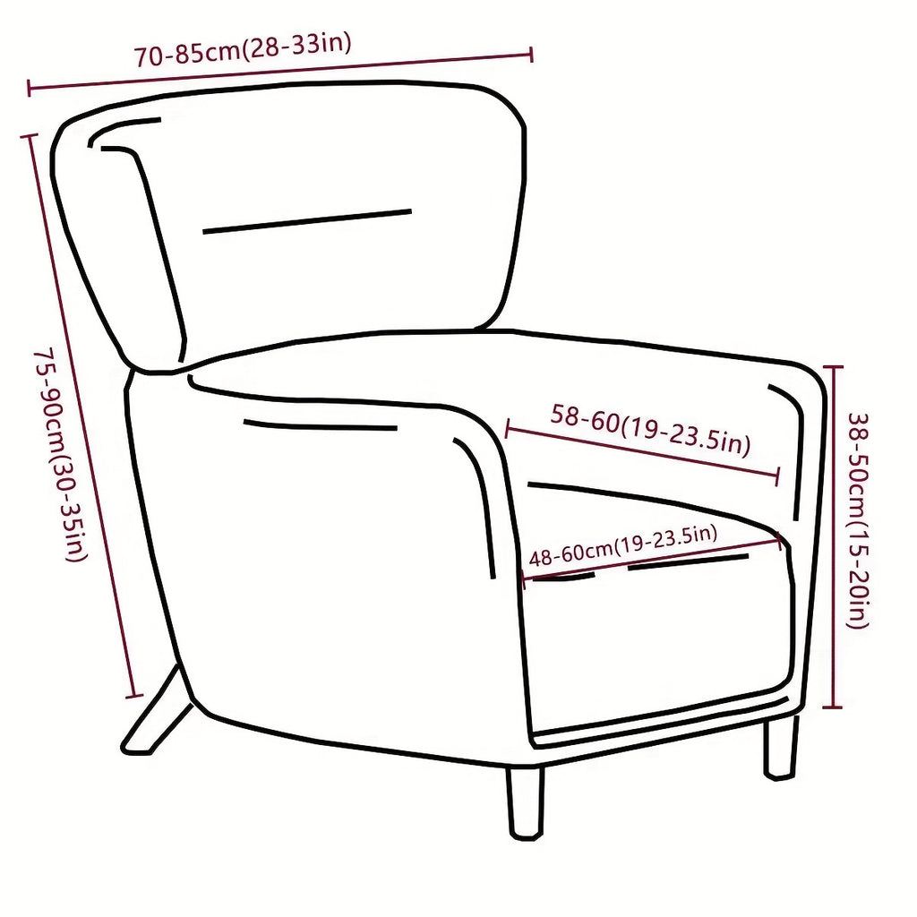 Housse de canapé extensible en fibre de lait d'esprit vintage — détail de la matière : fibre de lait