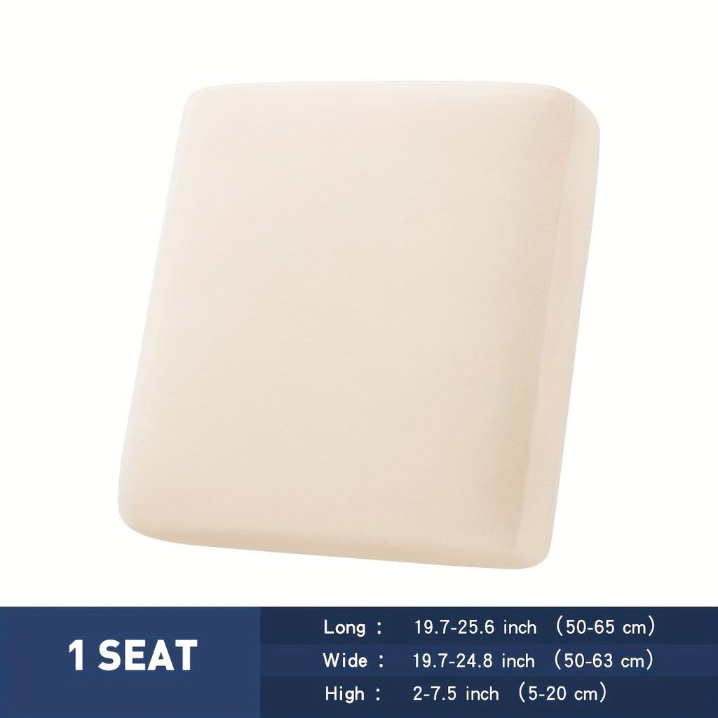Housse de coussin légère extensible en fibre de lait — détail de la matière : fibre de lait