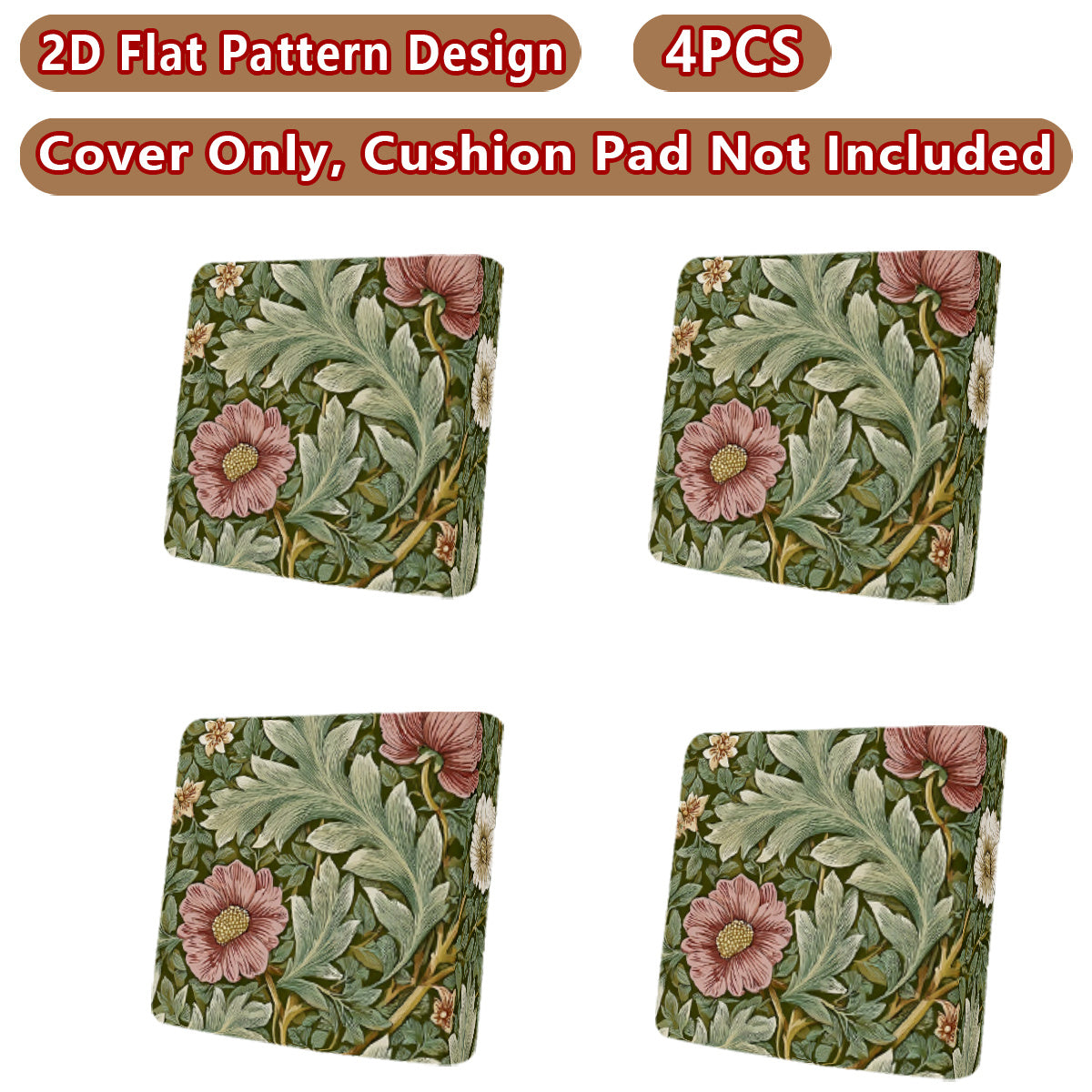 Housse de canapé en fibre de lait imprimée à motif feuillage, tissu de 140 à 160 g/m² Image