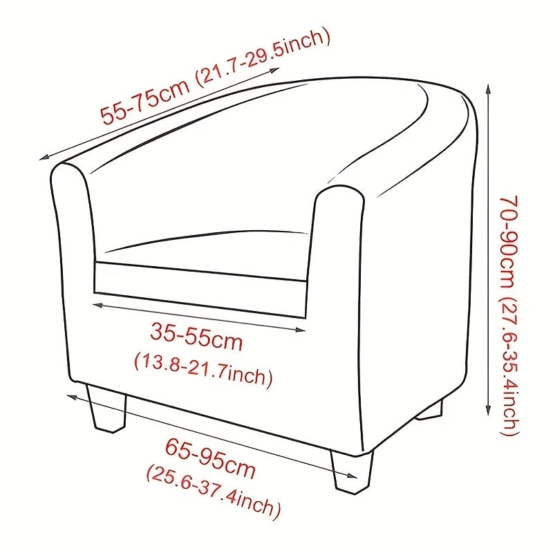 Housse de canapé extensible en fibre de lait à motif géométrique pour fauteuil, gros plan sur le tissu