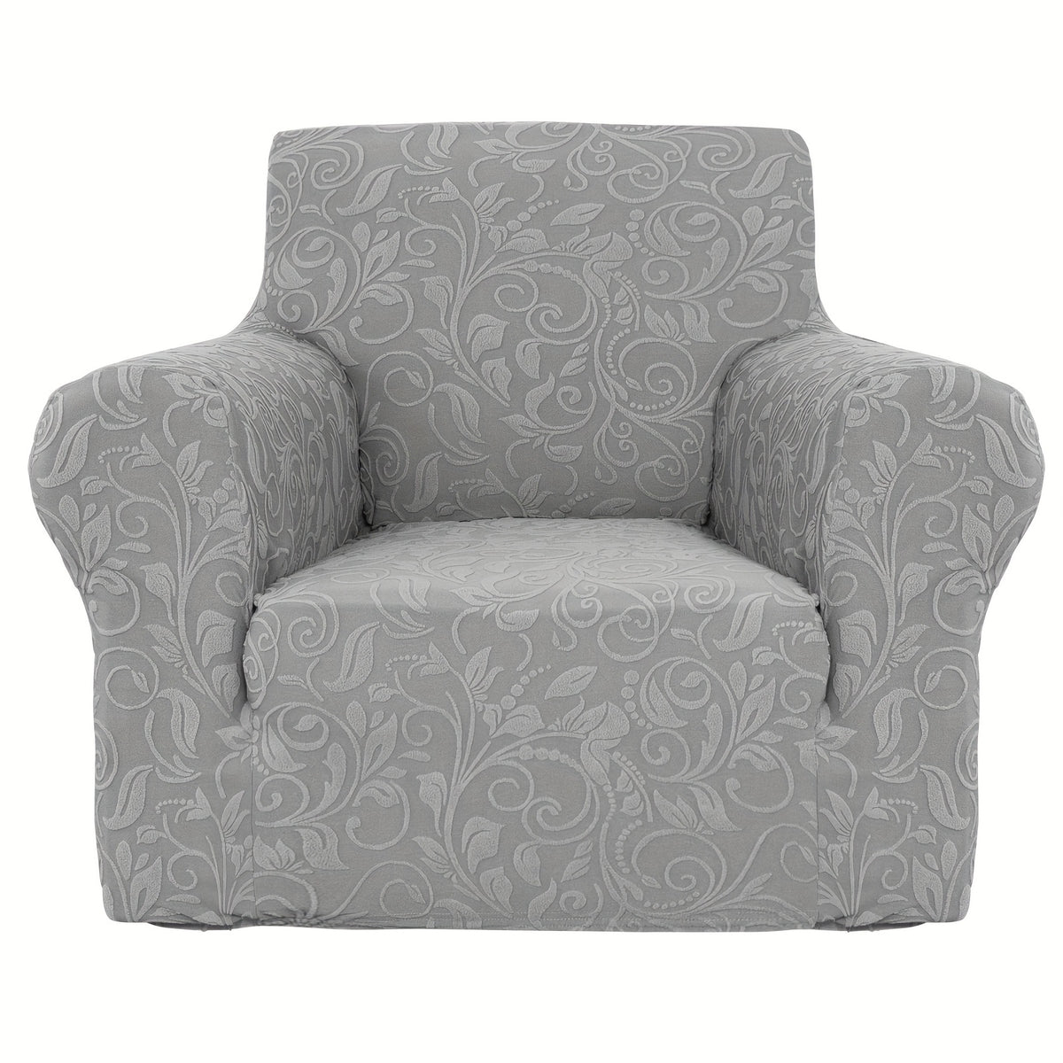 Protection de canapé extensible en polaire jacquard d'esprit vintage — détail de la matière : polaire