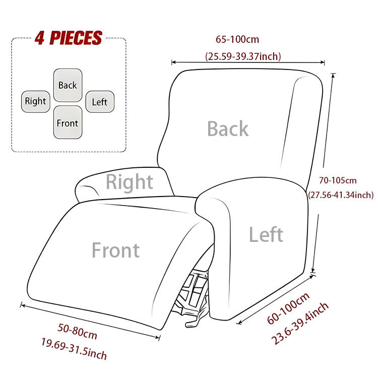 Housse de fauteuil extensible en fibre de lait matelassée à motif léopard — détail de la matière : fibre de lait