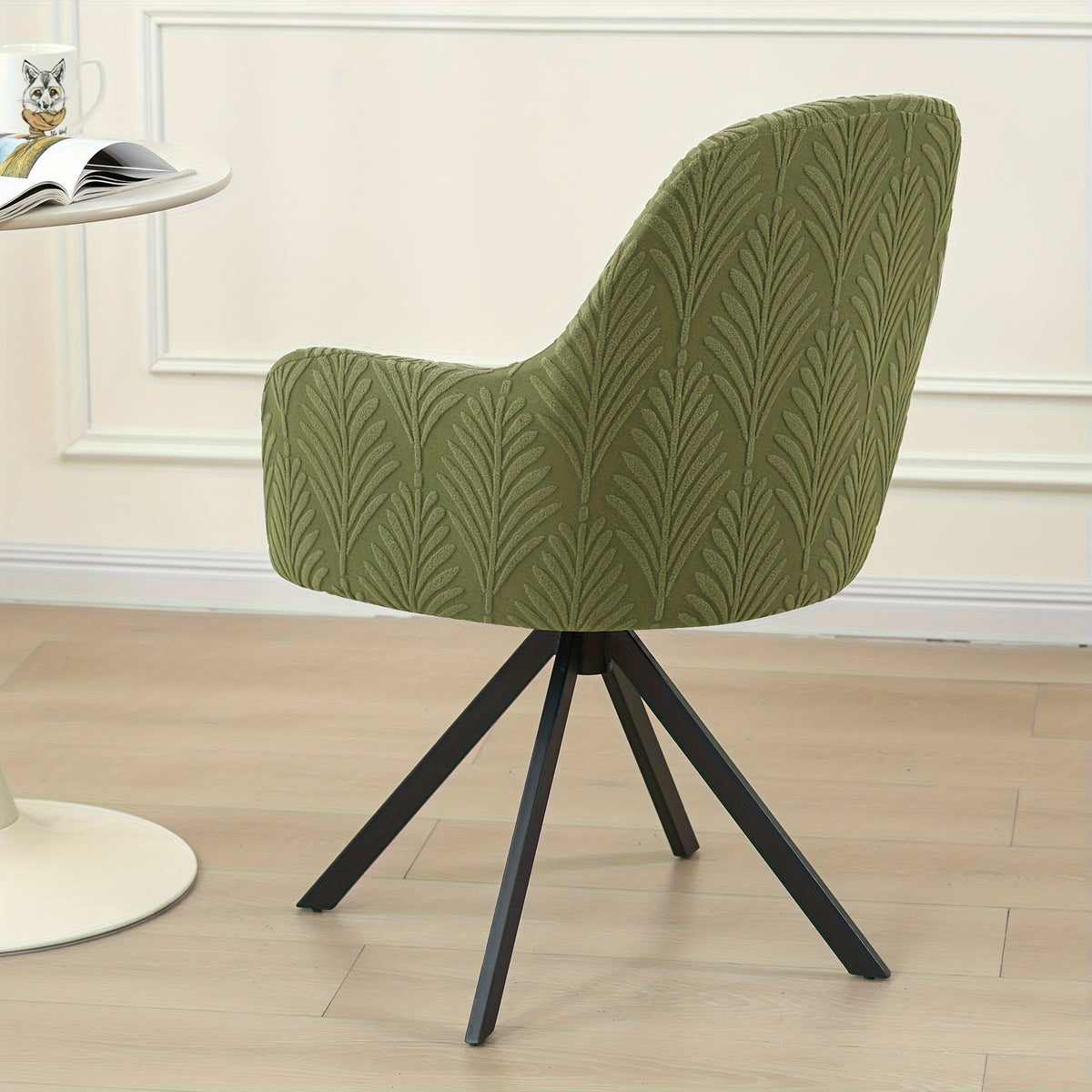 Housse de chaise extensible en polaire jacquard, autre coloris