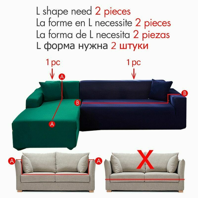 Housse de canapé épaisse extensible en velours au rendu glamour, visuel produit