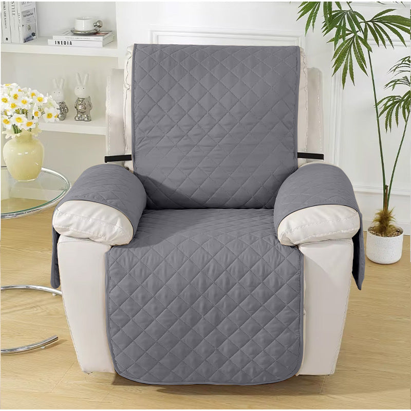 Housse de canapé en velours côtelé matelassée d'esprit vintage, compatible fauteuil