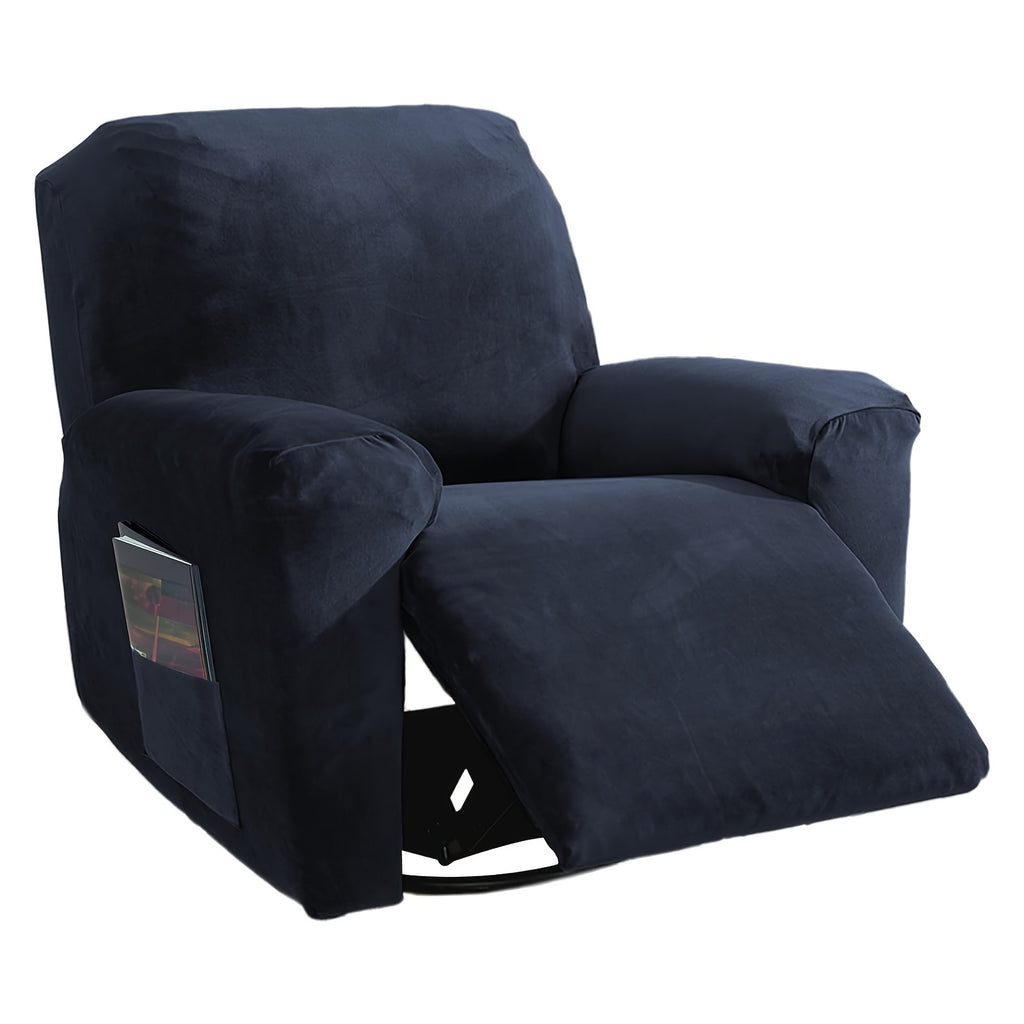 Housse de canapé épaisse extensible en velours à housses séparées, tissu de 200 à 250 g/m²