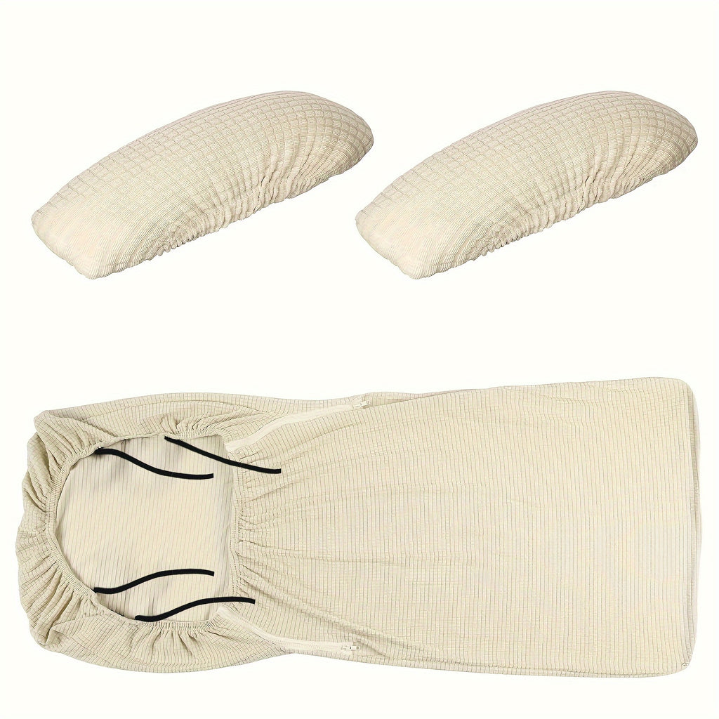 Housse de canapé en polyester, mise en situation