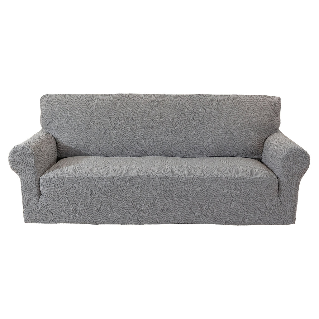 Housse de canapé extensible en polaire jacquard antidérapante au rendu glamour, vue d'ensemble