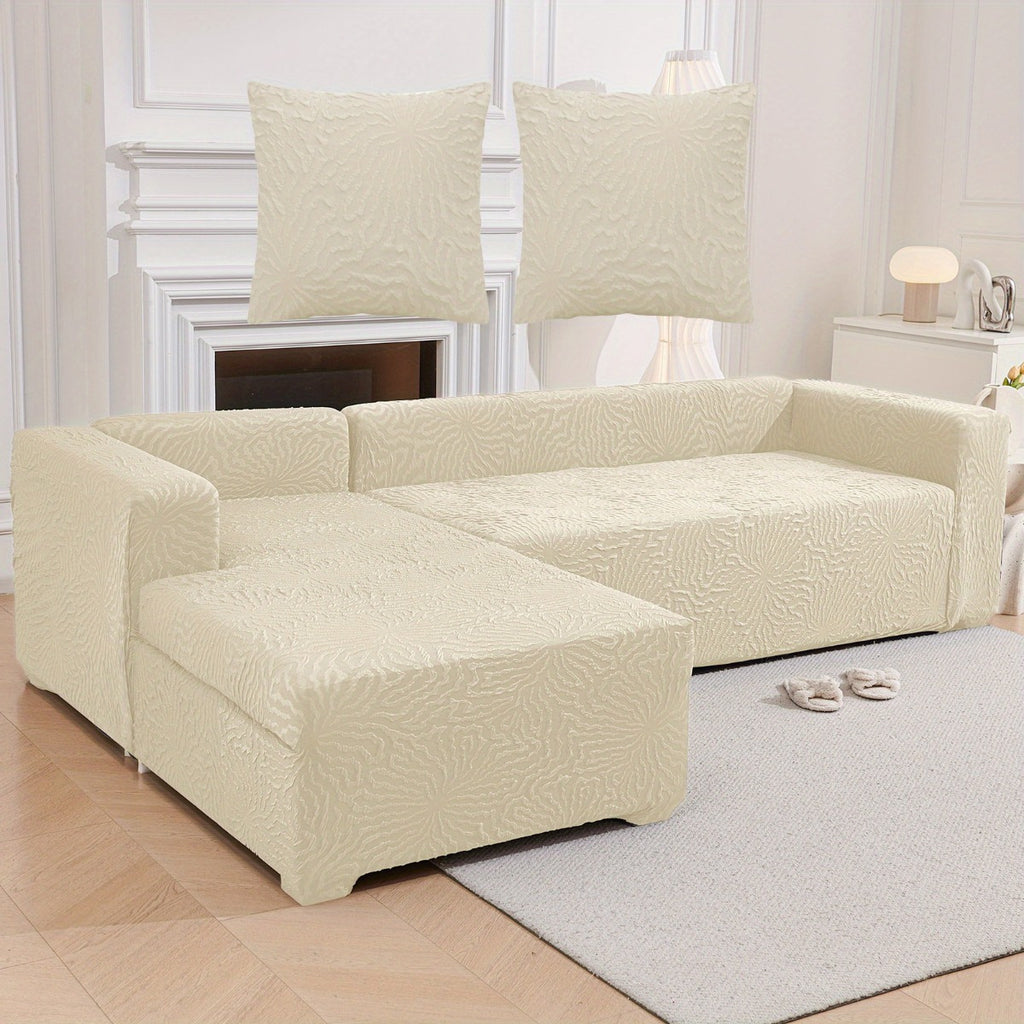 Housse de canapé légère en polyester, compatible canapé trois places, canapé quatre places, canapé d'angle