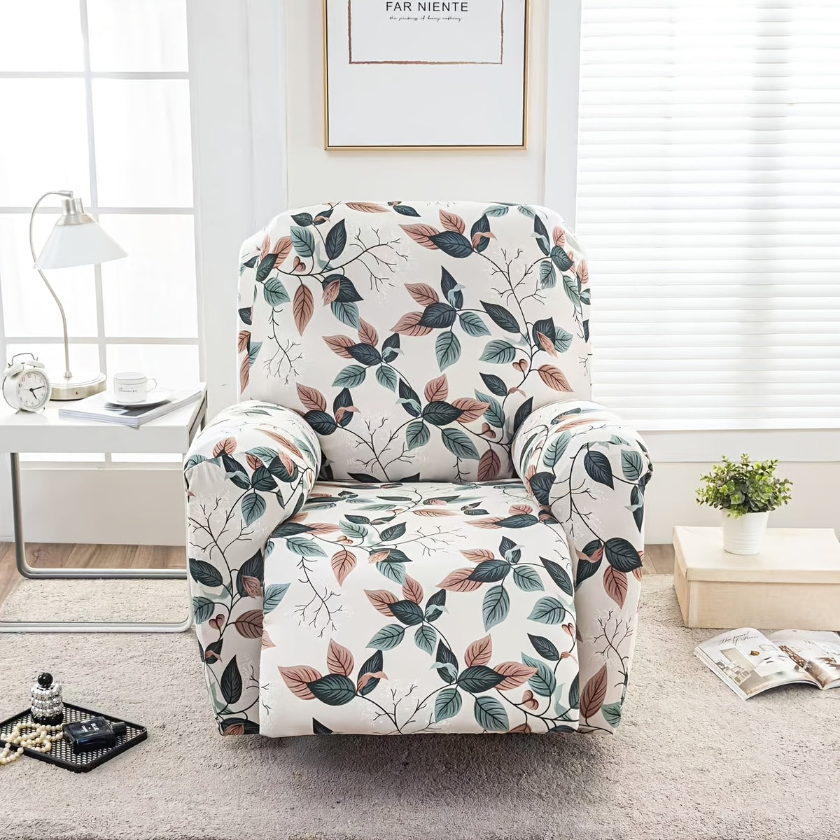 Protection de canapé extensible en jacquard avec poche de rangement, tissu de 300 à 350 g/m² Image