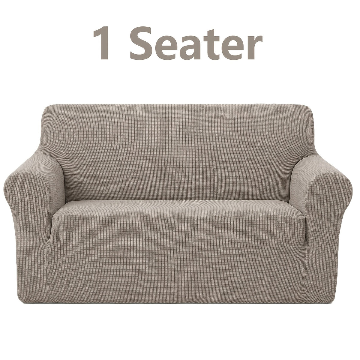 Housse de canapé extensible en polyester à carreaux, housse posée