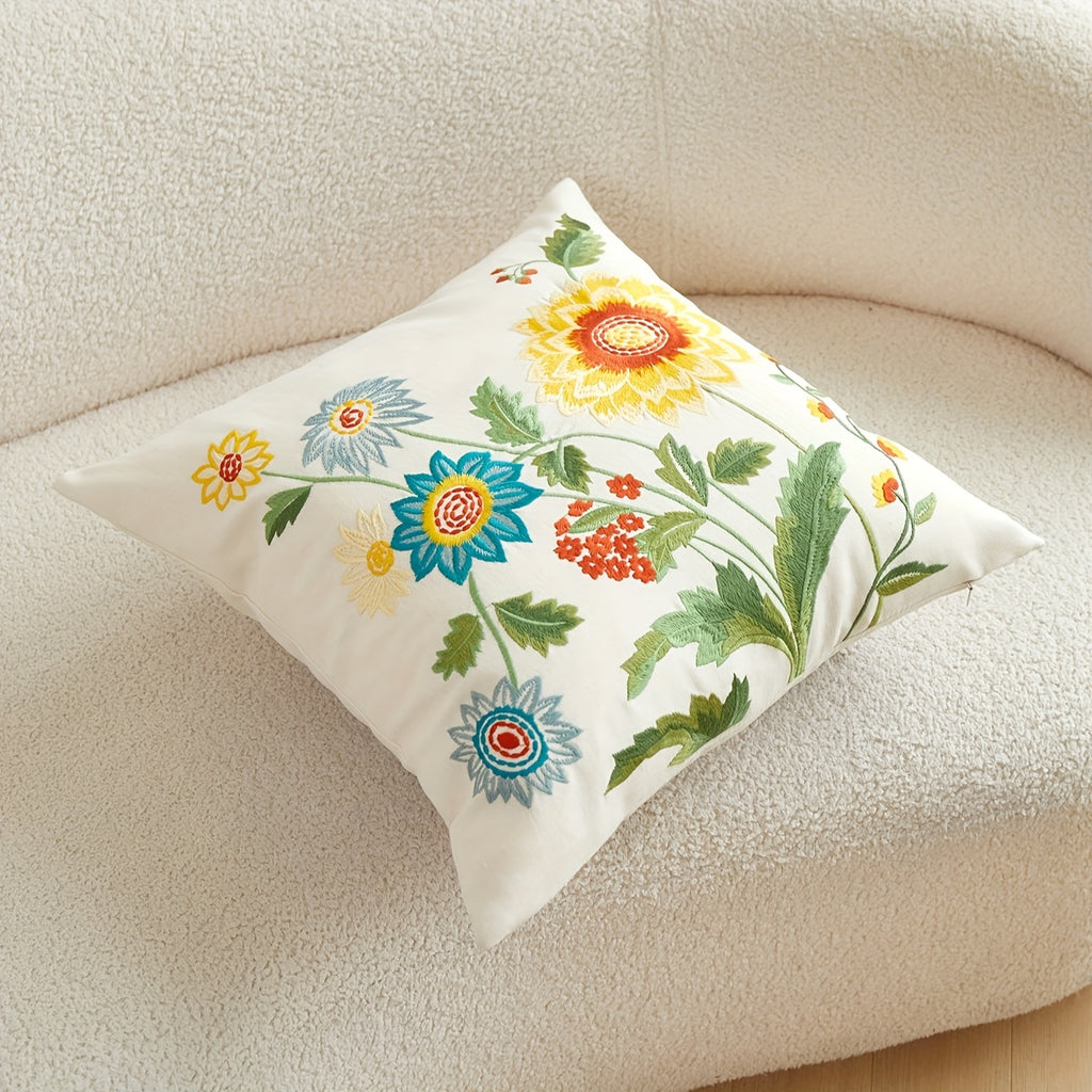 Housse de canapé à motif fleuri d'esprit campagne, autre coloris