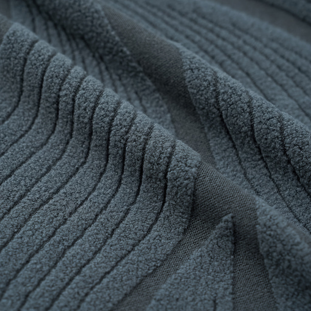 Housse de canapé extensible en polaire jacquard à motif feuillage pour canapé, vue d'ensemble