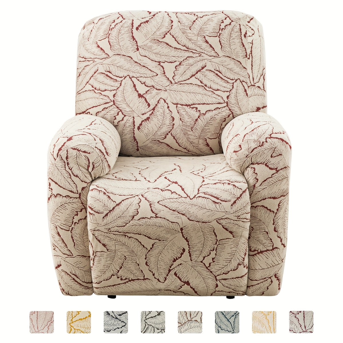 Housse de canapé épaisse en polyester pour fauteuil, détail de la finition