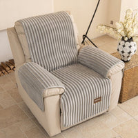 Housse de canapé à rayures pour fauteuil