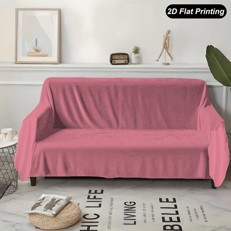 Housse de canapé en polyester à motif fleuri, compatible fauteuil, canapé deux places, canapé trois places