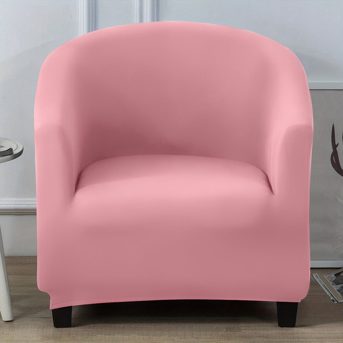 Housse de canapé extensible en fibre de lait pour fauteuil, gros plan sur le tissu
