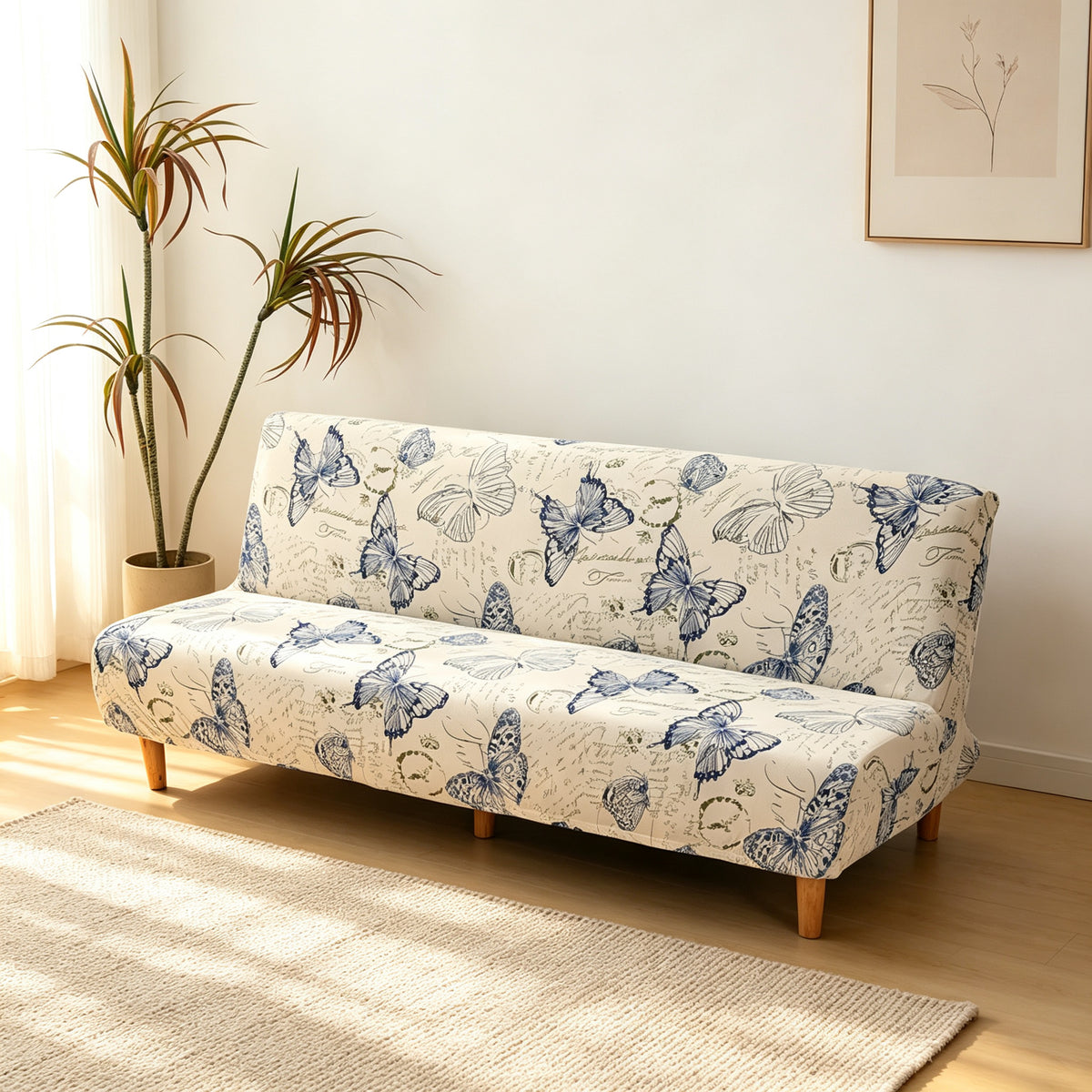 Housse de canapé extensible en polyester
