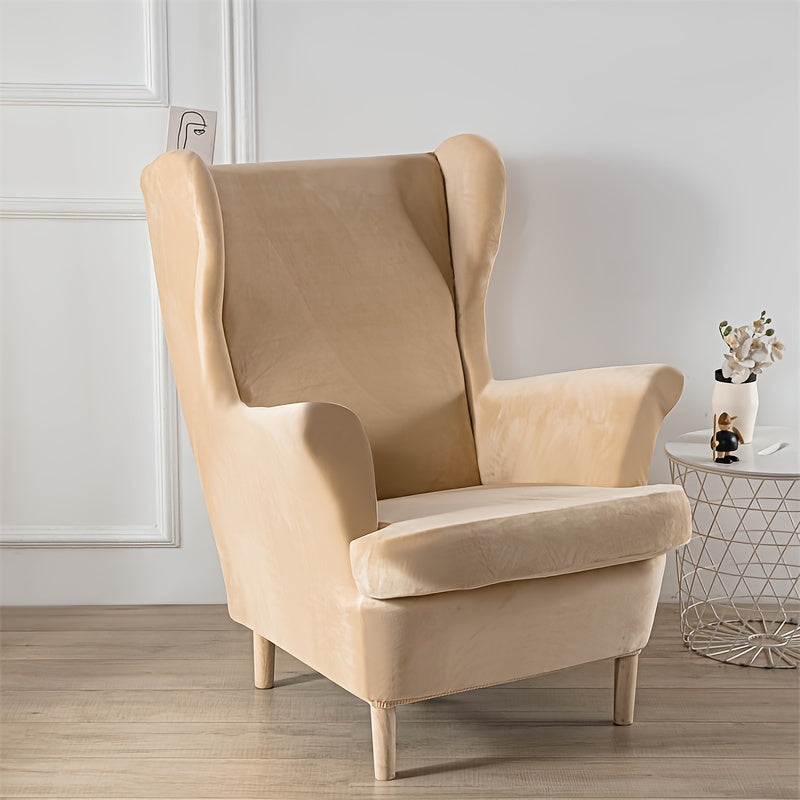 Housse de canapé extensible en polyester au rendu glamour, housse posée