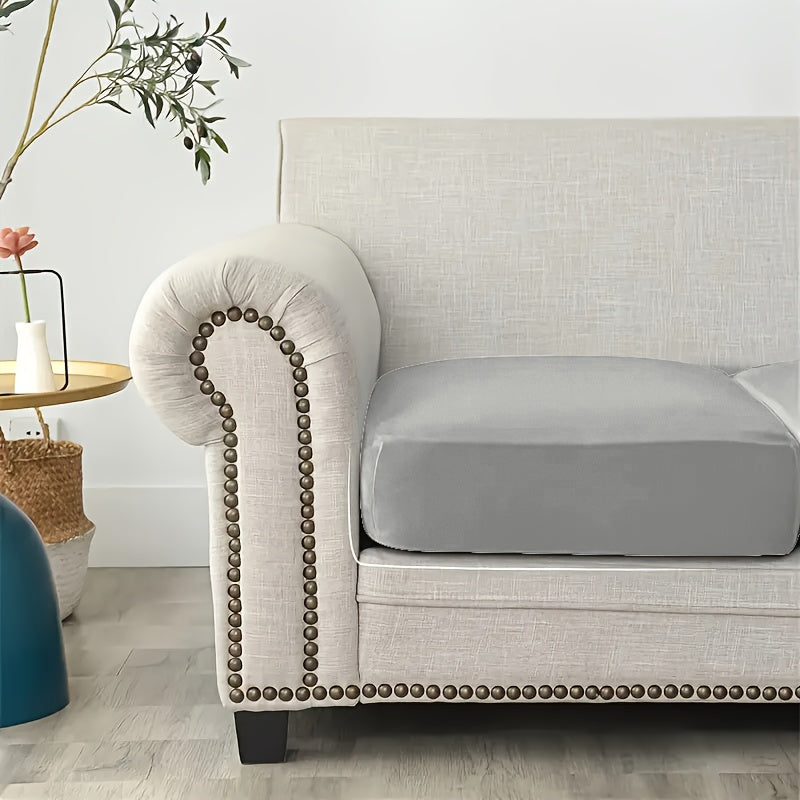 Housse de coussin extensible en velours pour fauteuil, autre coloris