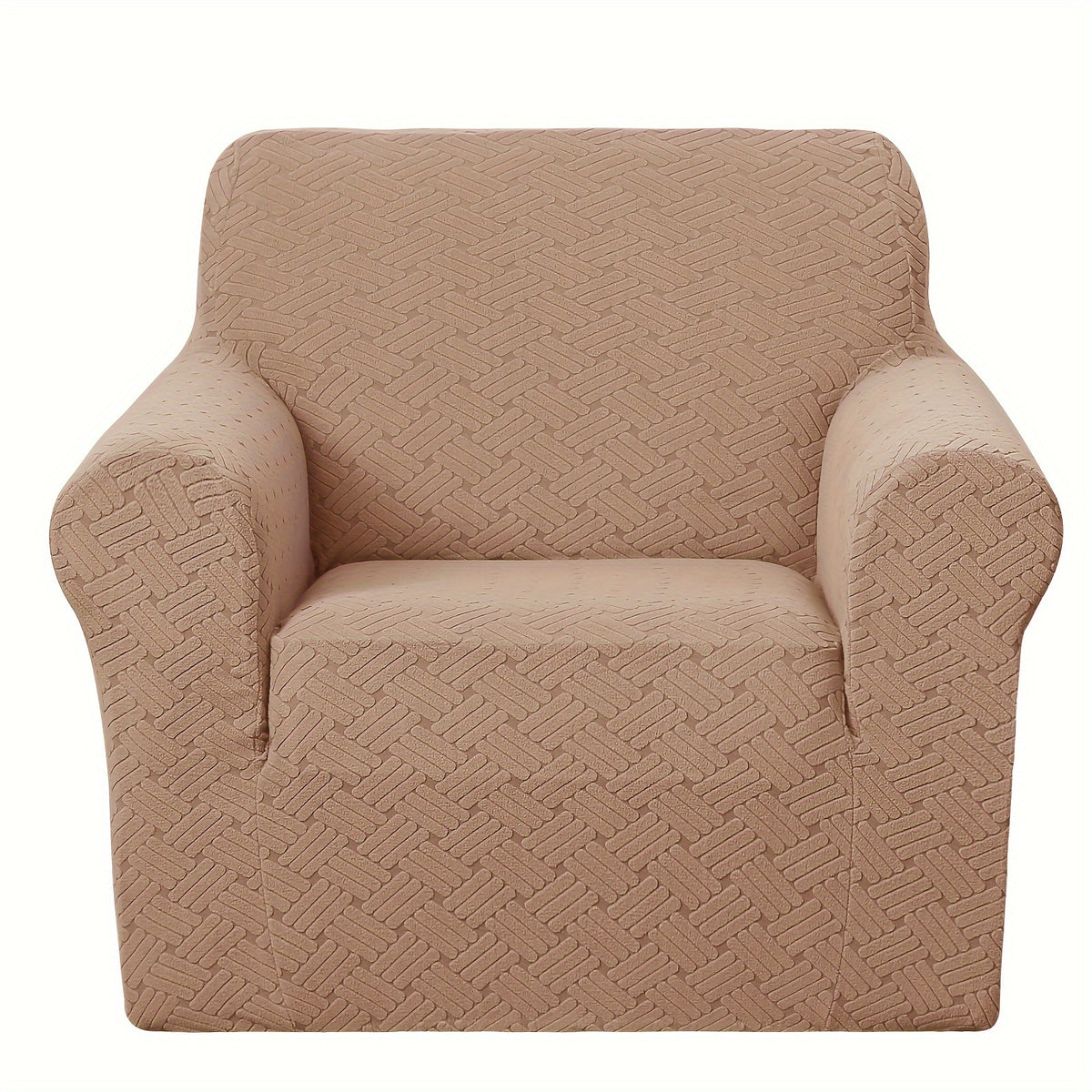 Housse de canapé épaisse extensible en polaire jacquard antidérapante, autre coloris
