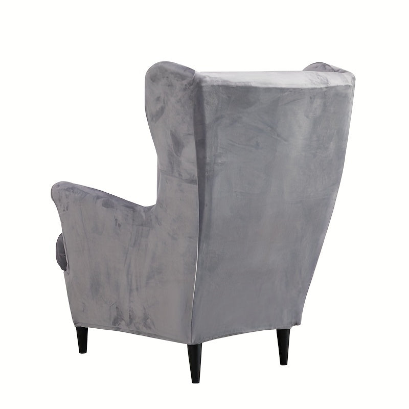 Housse de canapé épaisse extensible en velours pour fauteuil, vue d'ensemble