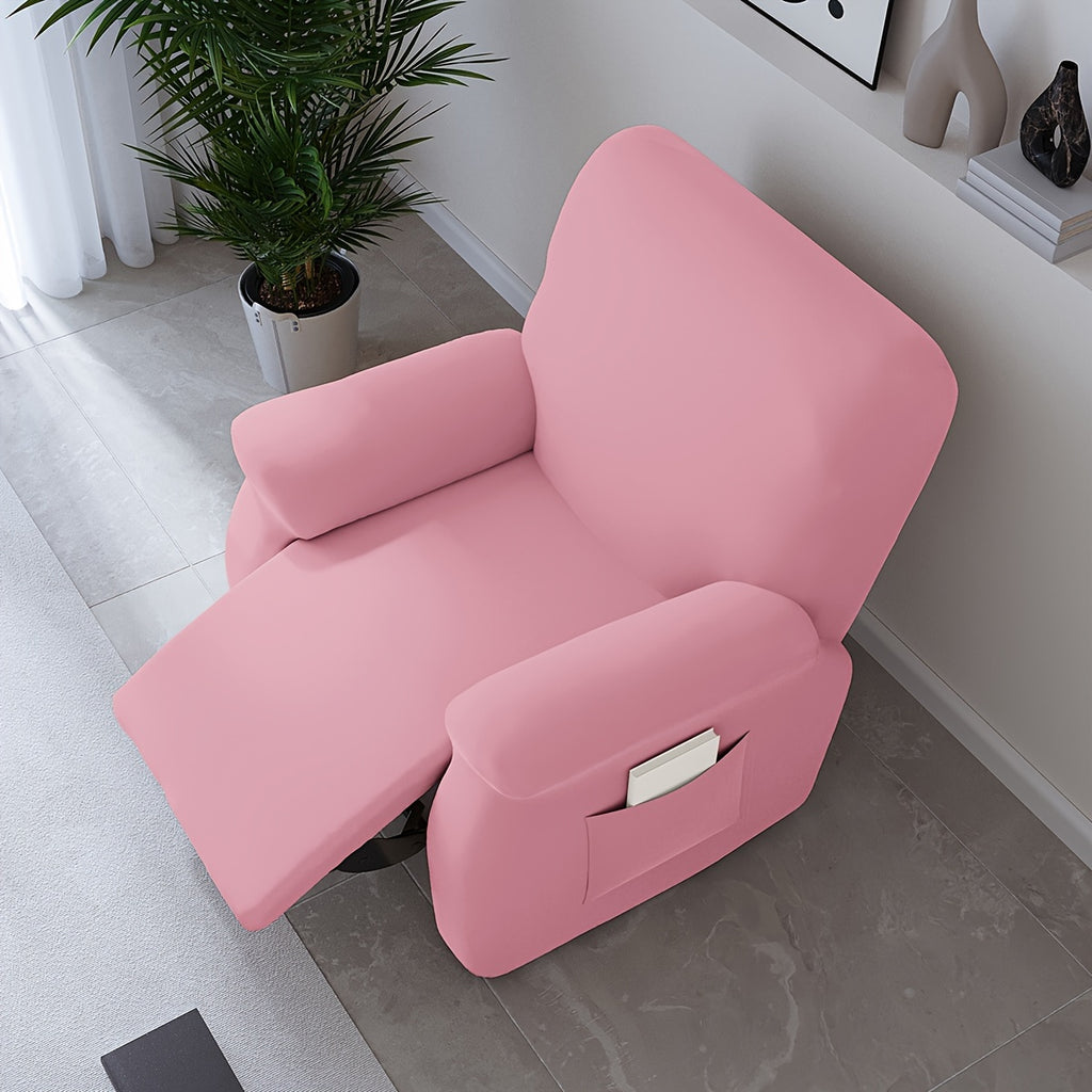 Housse de canapé extensible en fibre de lait, détail de la finition