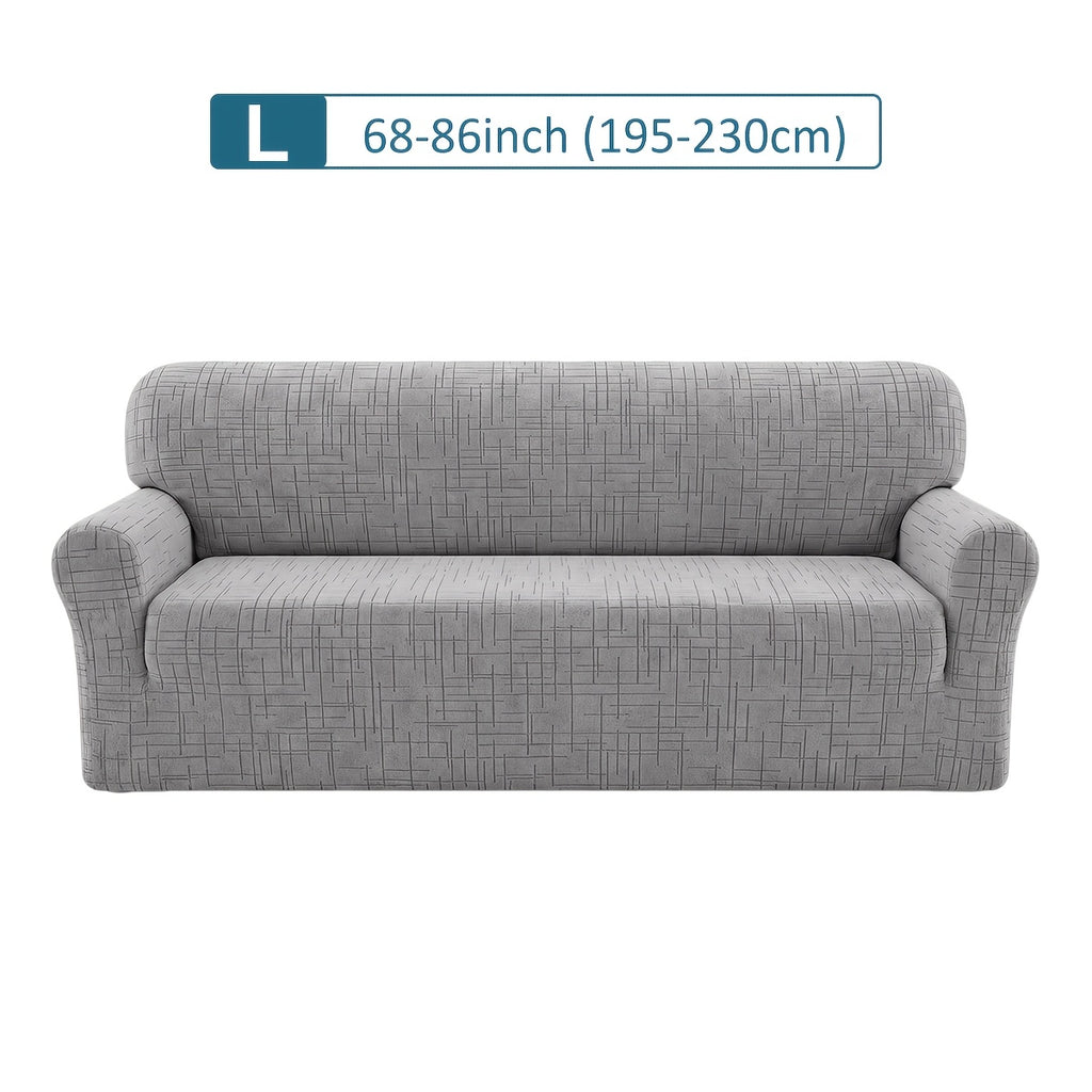 Housse de canapé extensible en polaire jacquard, autre coloris