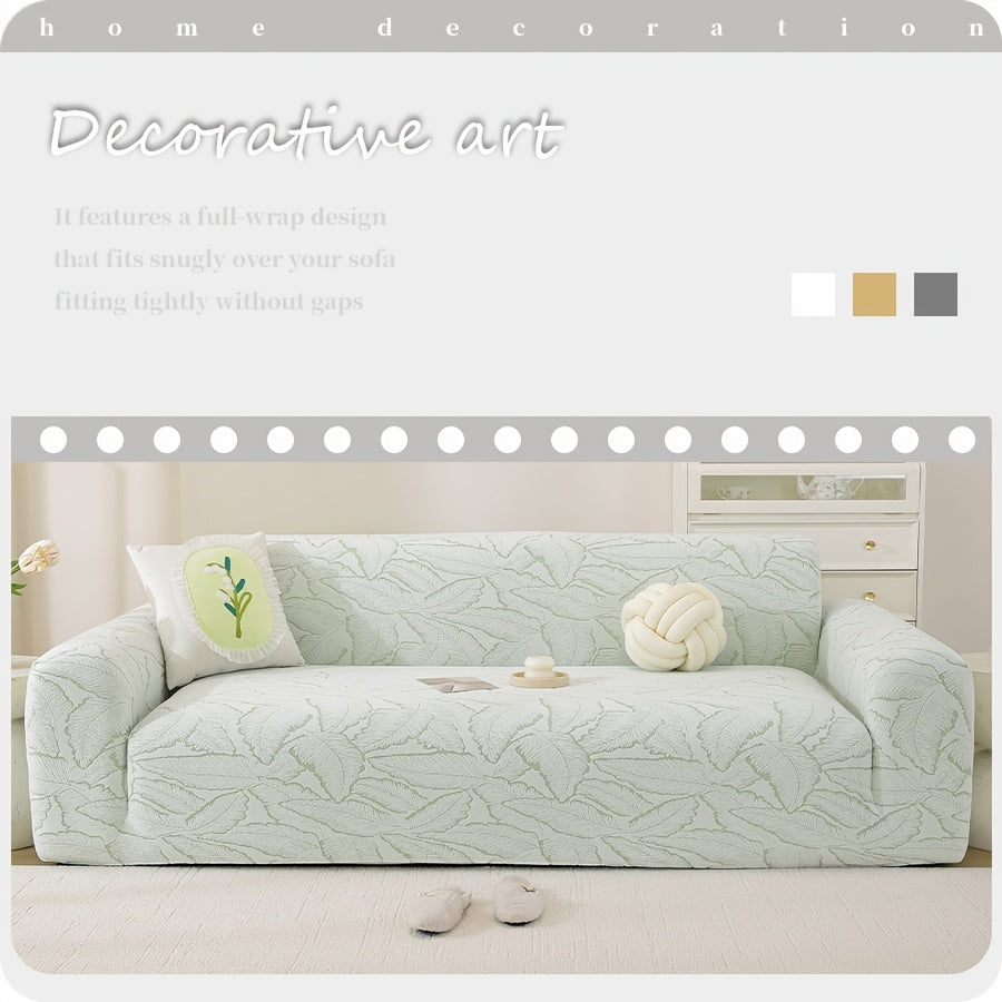 Housse de canapé extensible en polyester, détail de la finition