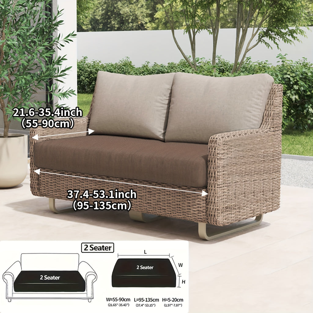 Housse de canapé extensible en polaire, gros plan sur le tissu