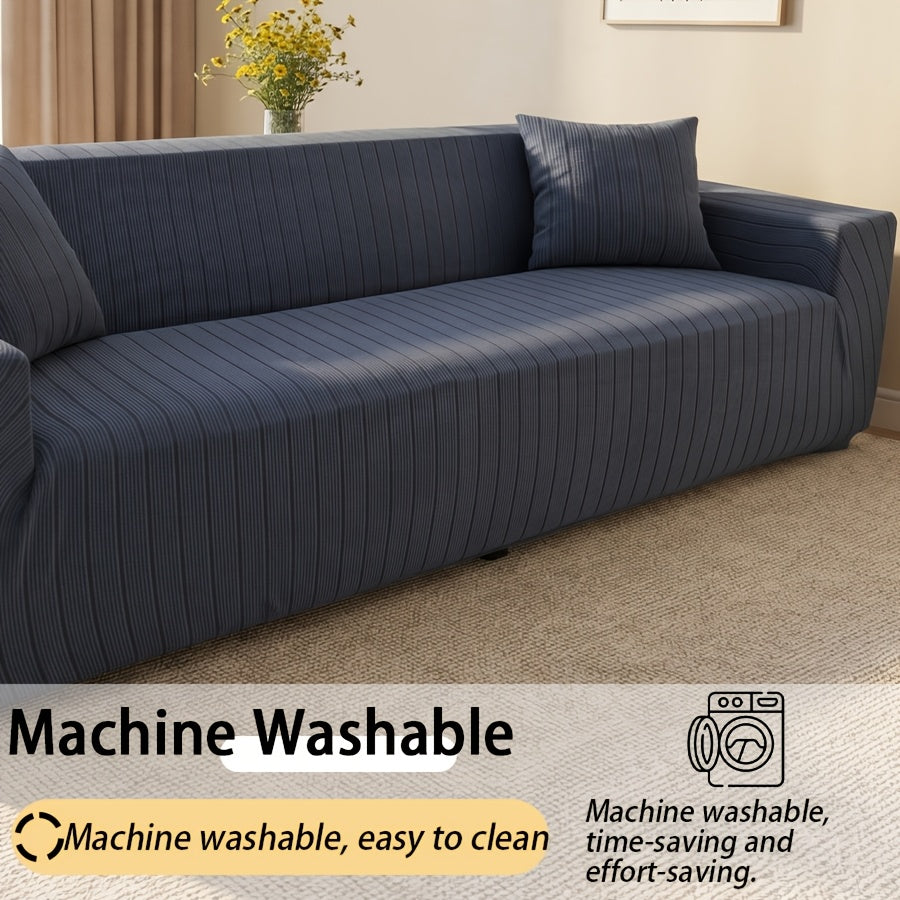 Housse de canapé extensible en polaire jacquard antidérapante, autre coloris