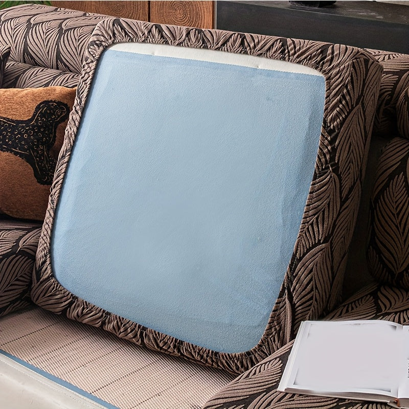 Housse de canapé en polaire jacquard antidérapante d'esprit bohème, autre coloris