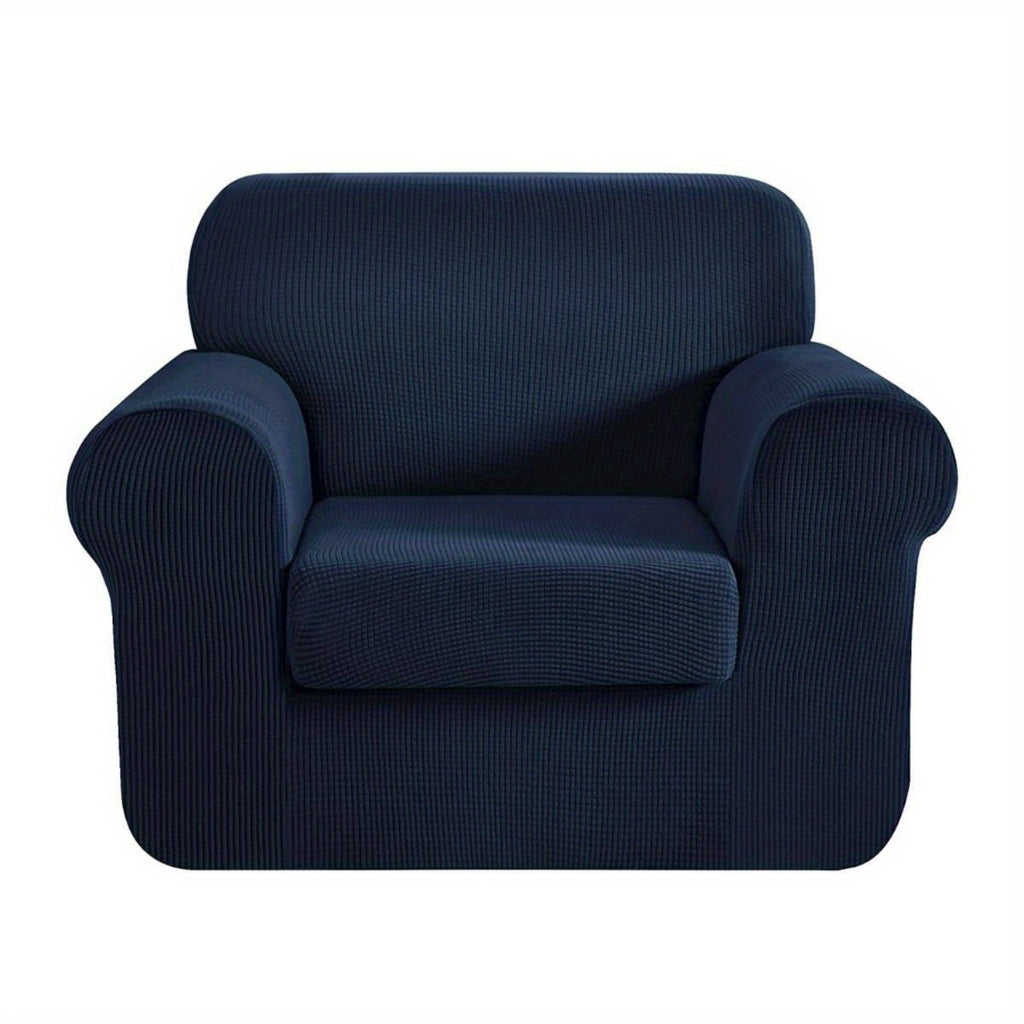Housse de canapé épaisse extensible en polaire jacquard à housses séparées, autre coloris