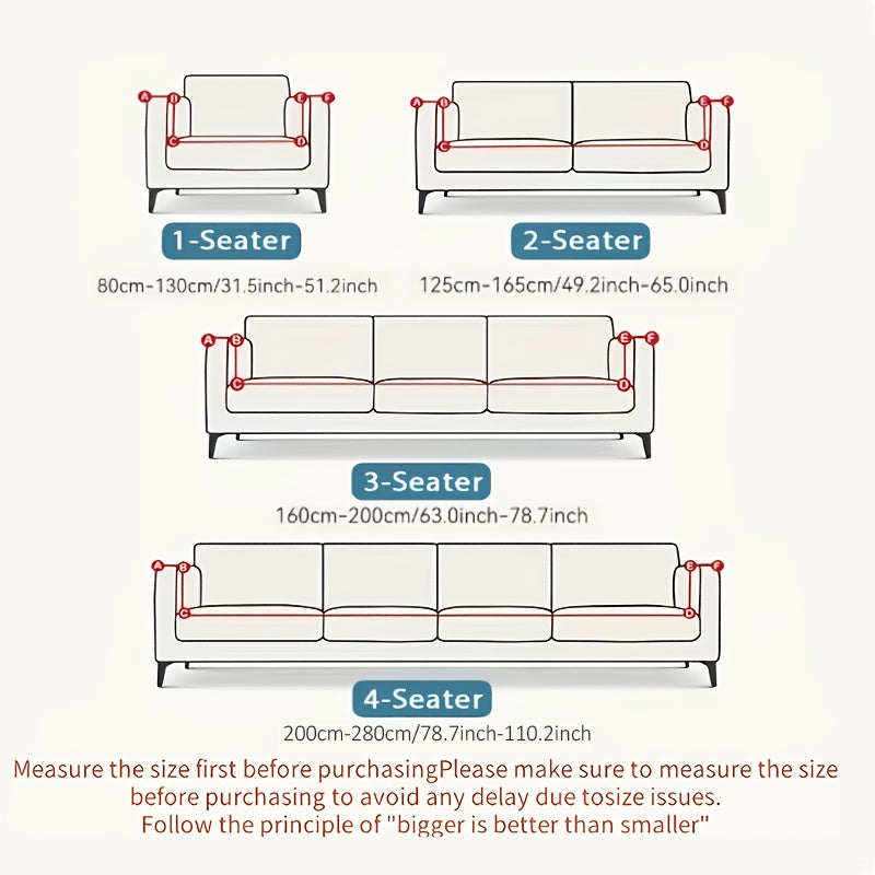 Housse de canapé extensible en polaire au rendu glamour, housse posée