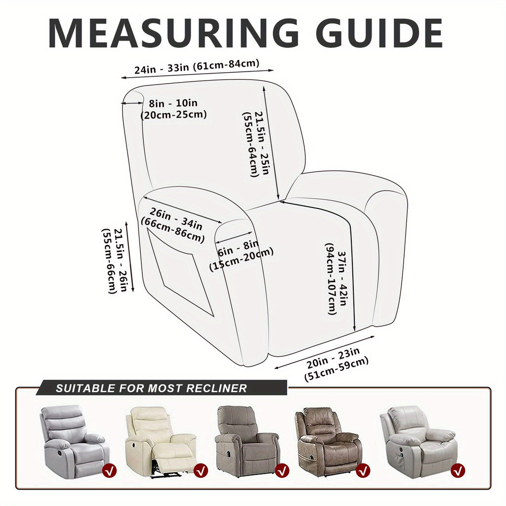 Housse de fauteuil extensible en fibre de lait, autre coloris