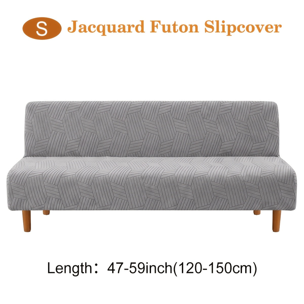 Housse de canapé extensible en velours côtelé jacquard, vue d'ensemble