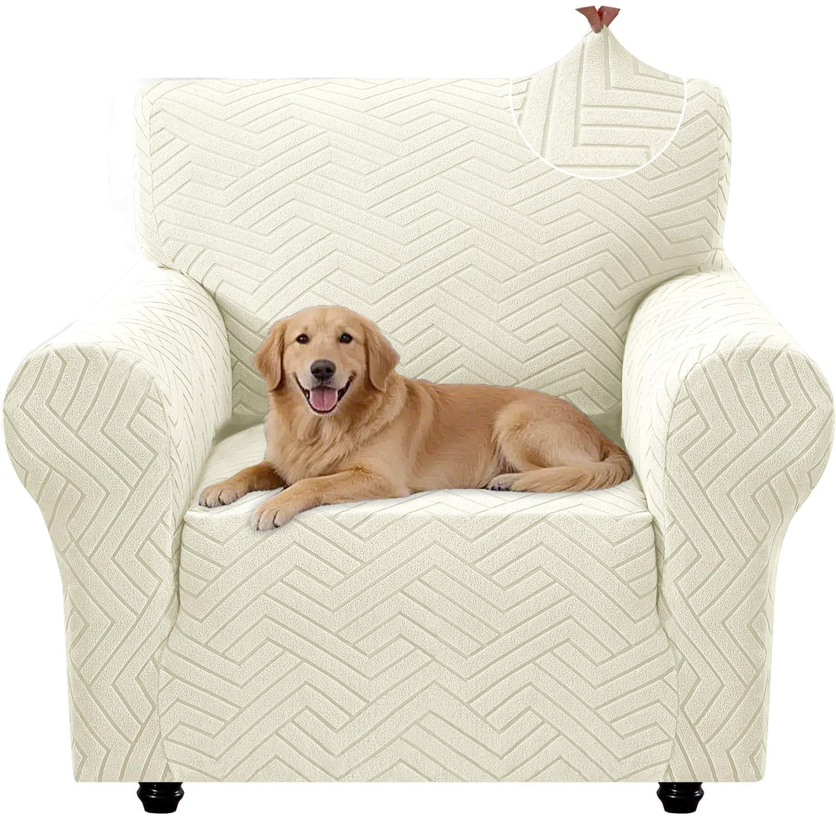 Housse de canapé épaisse extensible en polyester
