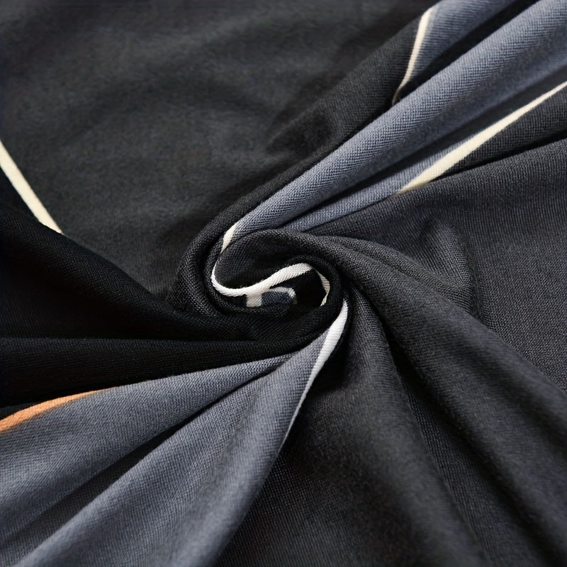 Housse de canapé légère extensible en fibre de lait à motif géométrique, autre coloris