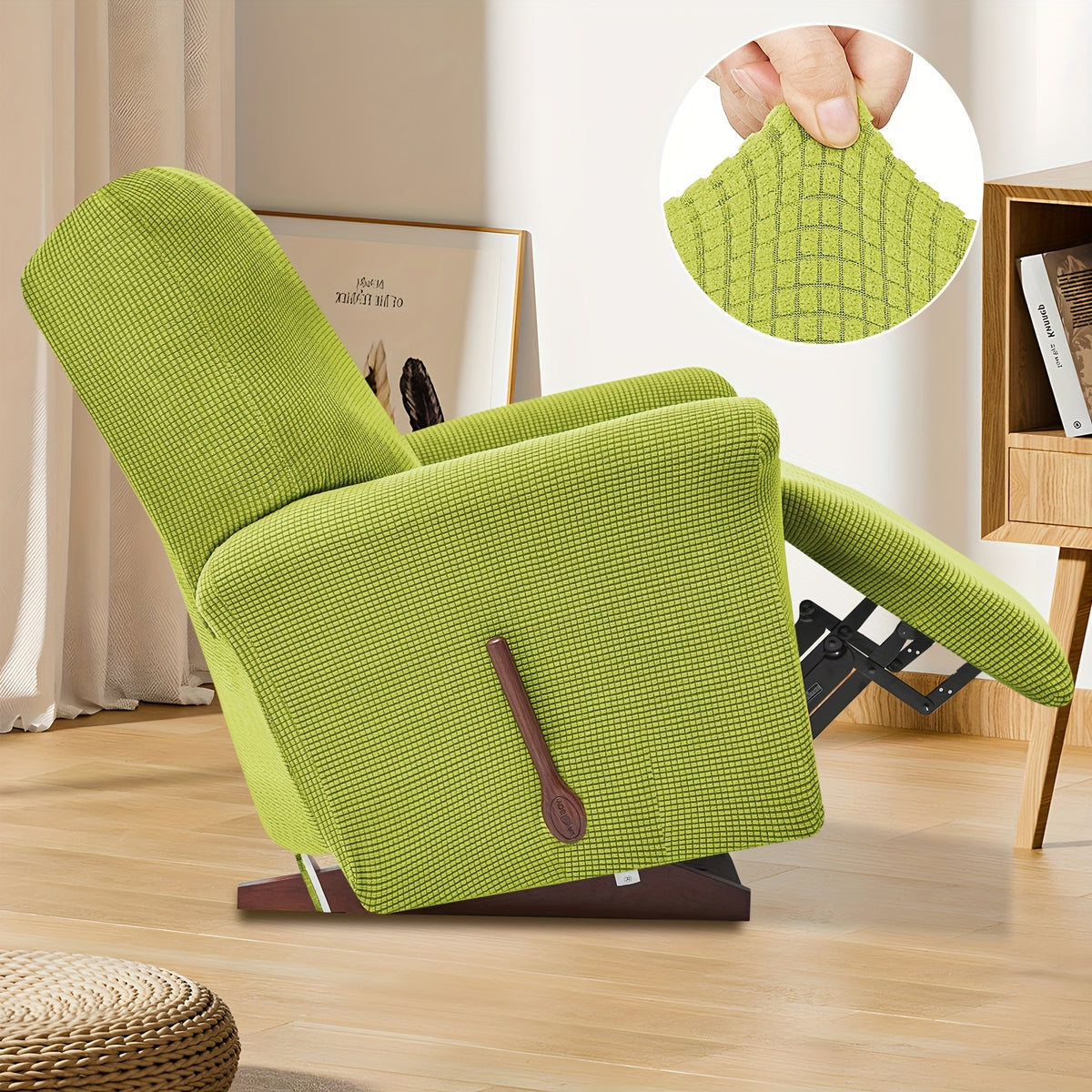 Housse de canapé épaisse extensible en polaire à housses séparées, visuel produit