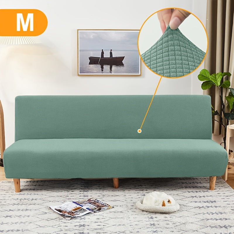 Housse de canapé extensible en polaire jacquard à maille gaufrée, autre coloris