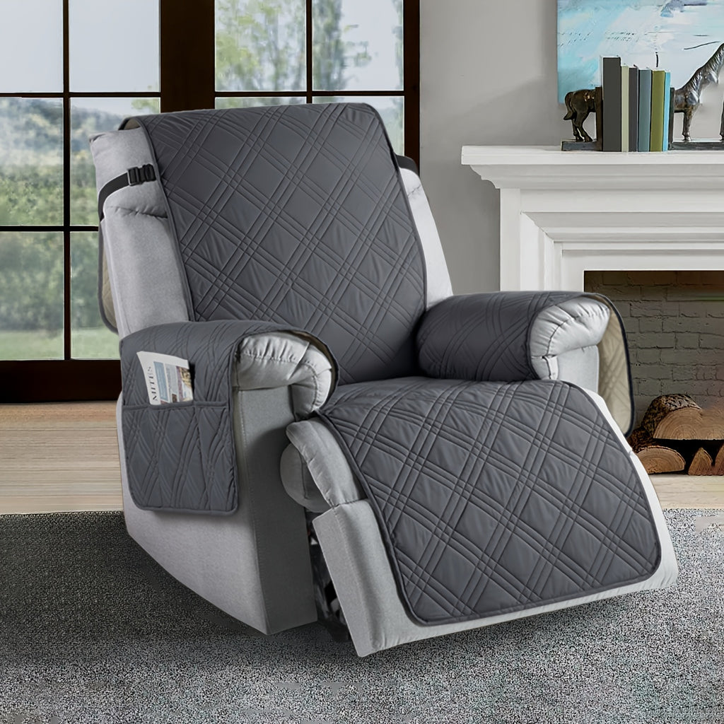 Housse de canapé avec poche de rangement, compatible fauteuil
