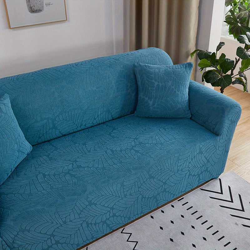 Housse de canapé extensible en tissu matelassé matelassée antidérapante, vue de dos