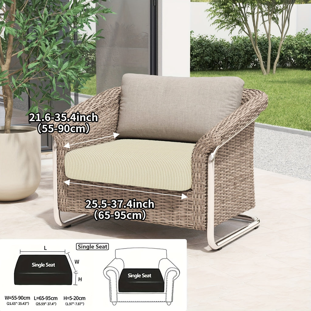 Housse de canapé extensible en polaire, vue d'ensemble
