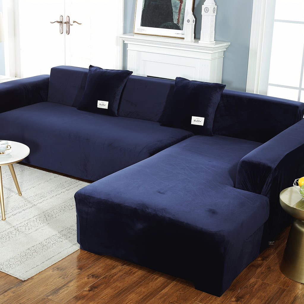 Housse de canapé en velours matelassée antidérapante au dessin Art déco, autre coloris